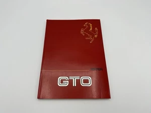 FERRARI 288 GTO 1985 INSTRUCTIONS MANUAL | OWNERS MANUAL | POUCH BOOK | #345/85 - Picture 1 of 8