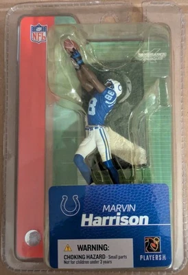 McFarlane NFL Sportspicks 2004 3" Marvin Harrison Indianapolis Colts Sin usar, en caja sellada Foto 1 de 3