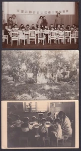 LATVIA  (ITEM0300)  SET of 3 POSTCARDS DEPICTING SCHOOL CHILDREN in LATVIA 1929 - Picture 1 of 2