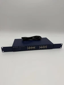 Netgear ProSafe JGS516 v2 16-Port Gigabit Switch w/Powercord - Picture 1 of 7