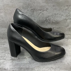 Clarks Freva 85 Damen-Pumps mittelhoher Absatz Größe UK 5,5 D-Passform schwarz Leder - Bild 1 von 22