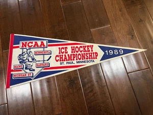 1989 NCAA Ice Hockey Championship Full Size Wimpel - Bild 1 von 1
