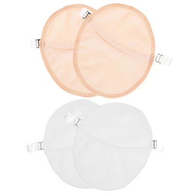 2 Pairs Underarm Sweat Pads Reusable Breathable Absorbent Shield with Straps - Image 1 of 4
