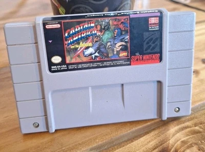 Captain America and the Avengers (Nintendo SNES) подлинная карта только протестирована  - Изображение 1 из 2