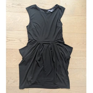 XXI Vestido Negro Sin Mangas Plisado Dobladillo Tulipán Cóctel Fiesta Carrera Mediano - Imagen 1 de 8