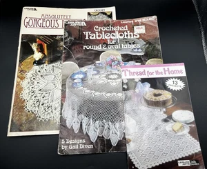 Paquete de libros de ganchillo vintage de artes de ocio absolutamente hermosos tapetes 36 diseños - Imagen 1 de 10