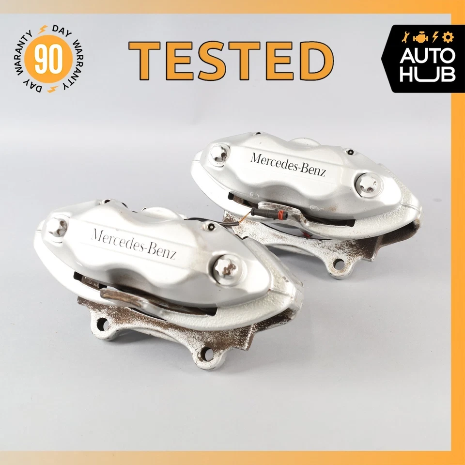 Juego de pinzas de freno delanteras izquierda y derecha Mercedes R230 SL550 S550 OEM Foto 1 de 4
