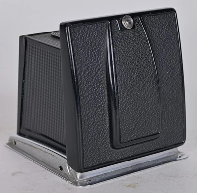 Black Hasselblad Waist Level Finder WLF Flip Finder Early Square Loupe Good Shap - Image 1 of 4