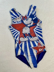 GK Elite DISNEY Leotardo Gimnasia MICKEY MOUSE Rojo ESTRELLA Azul TANQUE Leo TALLA: CS - Imagen 1 de 6