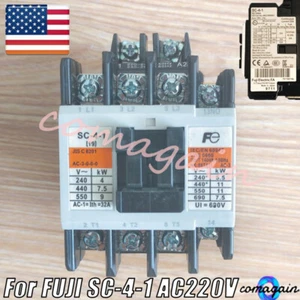 NEW For Fuji SC-4-1 Magnetic Contactor AC220V 3 Pole(s) Fast Shipping - Picture 1 of 9