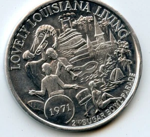 Mardi Gras Doubloon: Louisiana Festivals 4 - Imagen 1 de 2