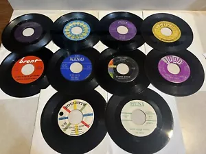 Rockabilly 45 Lot: Johnny Cash/ Eddie Quinteros/ Gene Vincent etc...(10 Total) - Picture 1 of 8
