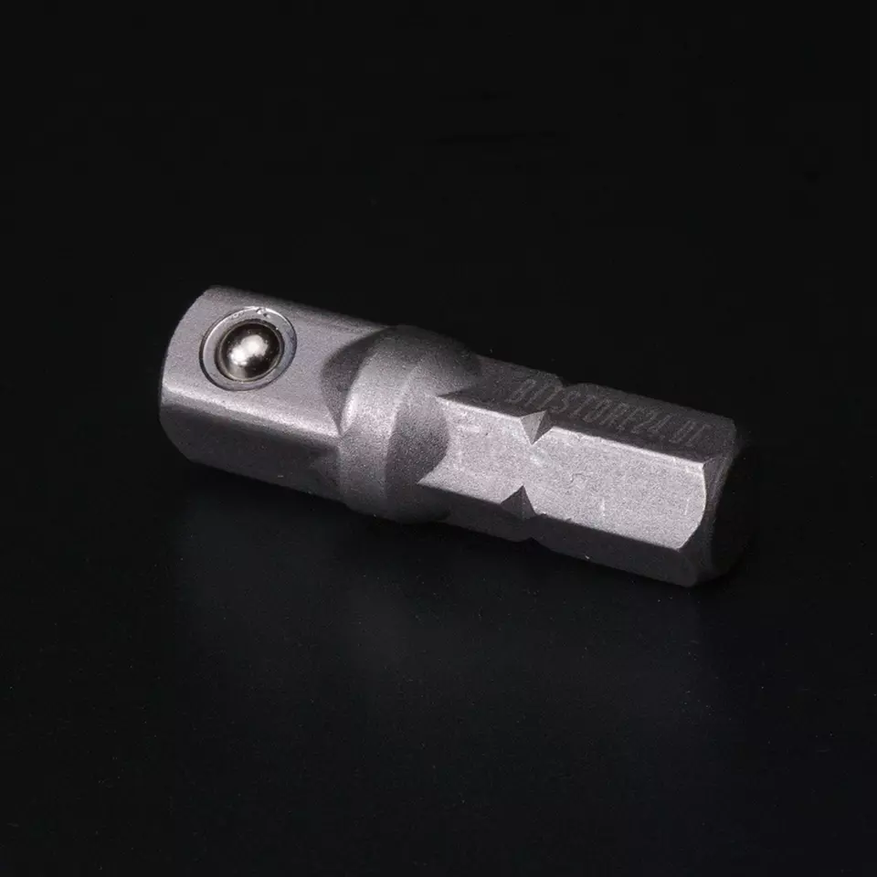 PROJAHN Stecknuss Bit Adapter 1/4" 6-knt Antrieb auf 1/4" Vierkant-Abtrieb 25mm - Bild 1 von 1