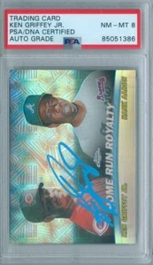 Ken Griffey Jr 2001 Topps Chrome HR Refractor Autograph PSA DNA NM-MT 8 Auto - Bild 1 von 2