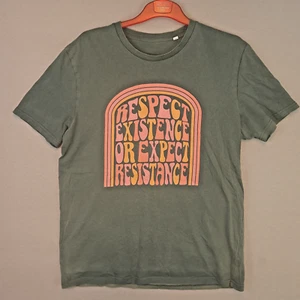 Stanley Stella T-Shirt Grün Respect Existence 100% Bio Baumwolle Herren Größe XL - Bild 1 von 9