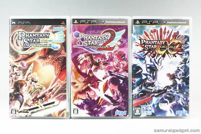 Phantasy Star Portable 1 + 2 + 2 Infinity (3Games) PSP [VeryGood!] Japan Import - Image 1 of 4