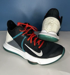 Nike Shoes Lebron Witness IV 4 Mens 10.5 Black Red White Basketball Sneakers - Picture 1 of 16