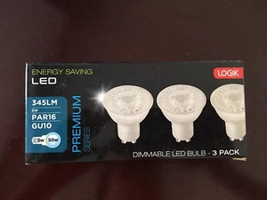 Logik LGU10517 Light Bulb -pack of 3- Warm White - Bild 1 von 5