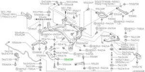 Bracket Assembly, Differential Mounting For: Nissan Skyline R32 GTR BNR32 89-94 - Picture 1 of 1