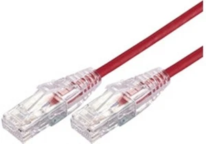 Comsol 30cm 10GbE Ultra Thin Cat6A UTP Snagless Cable LSZH Low Smoke - Red - Picture 1 of 1