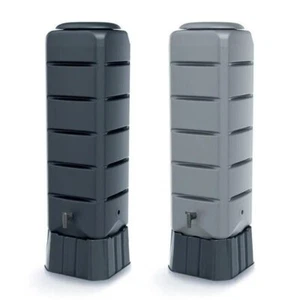Regentonne Regentank Regenwassertonne Regenbehälter 120L 2 Farben Hahn Standfuss - Bild 1 von 3