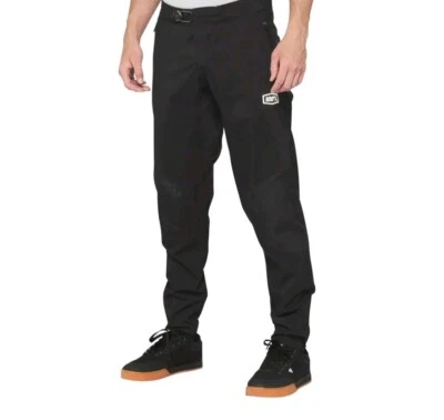 100% Men's Hydromatic Waterproof Mountain Bike Pants Size 36 Black BOA Closure - Image 1 of 2