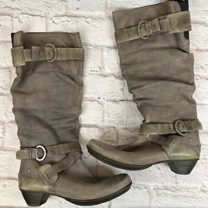 Stivali Pikolinos donna US 10 EU 42 Brujas cintura alta slouchy pelle antistress - Foto 1 di 8