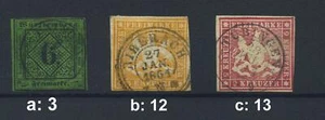 Alemania antigua 6, 7, 9, sellado; ¡elige! #p137 - Imagen 1 de 1