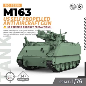 SSMODEL OO Scale Military Model Kit US M163 Self Propelled Anti Aircraft Gun - Picture 1 of 5