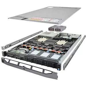 Dell PowerEdge R630 Server 2x E5-2697v4 2.30Ghz 36-Core 256GB 8x 1.2TB 12G H730P - Picture 1 of 5