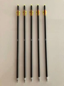 5 pernos de carbono 16,5" hechos a mano por Baale para Excalibur aus 3k carbono liso - Imagen 1 de 7