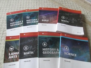 NWOT LifePac 11th History/ Geography/ Math, Language Arts + 9th, 12th Science - Picture 1 of 1