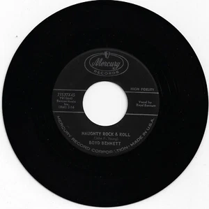 BOYD BENNETT naughty rock & roll U.S. MERCURY 45rpm 71537X45_1959 rockabilly_R&R - Imagen 1 de 1