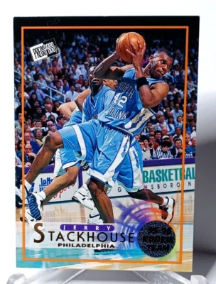 Press Pass Basketball Serie Base 1996 Jerry Stackhouse dorado #34-RM71 Foto 1 de 4