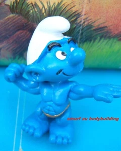 20417 Schtroumpf SPORT FITNESS Smurf pitufo puffo puffi  BODYBULDING Tres B.Etat - Photo 1 sur 1