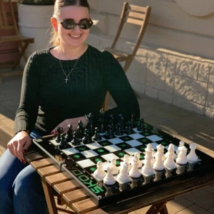 Glas & Holz Schach & Backgammon Set mit Skoda Design, individuelles Spielbrett, Geschenk - Bild 1 von 16