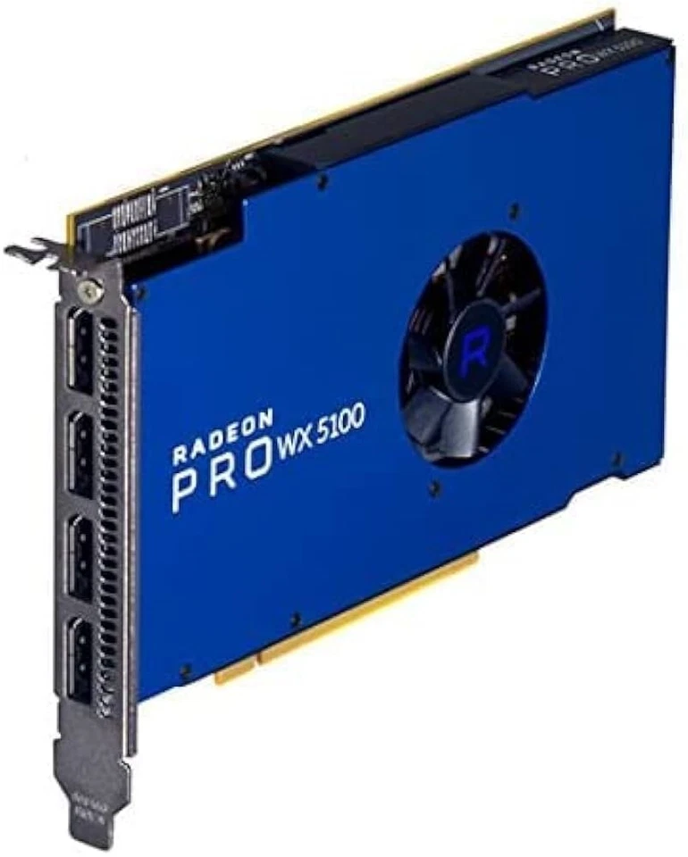 Scheda video grafica AMD Radeon Pro WX 5100 8GB GDDR5 GPU pcie 4 DP alto profilo - Immagine 1 di 3