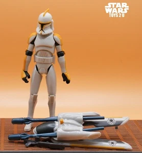 STAR WARS FIGURE 2008 ANIMATED CLONE WARS 212TH ATTACK BATTALION TROOPER JETPACK - Picture 1 of 1