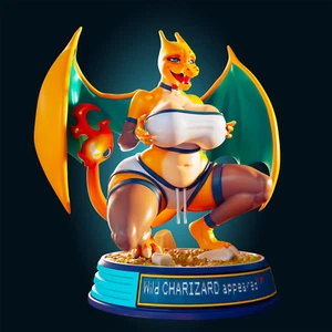 Sexy Charizard Miniature Garage Kit - Picture 1 of 4