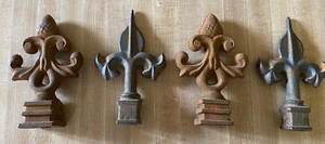 Cast Iron Fence or Gate Tops Finials Set of 4 - Picture 1 of 4