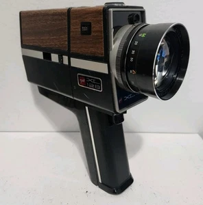 GAF Super 8 Movie Camera XL128 Original RARE VINTAGE Camera Camcorder - Black - Picture 1 of 3