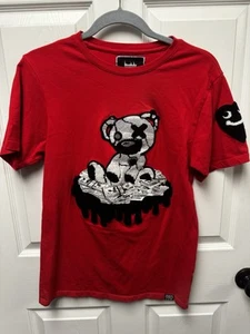 DEBIMICITY RED Bear Money Stacks SHIRT Small RARE - Picture 1 of 4