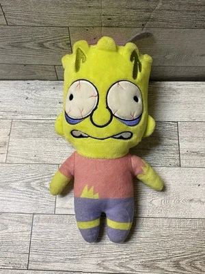 The Simpsons Treehouse of Horror Zombie Bart 8" Phunny Plush by Kidrobot - Image 1 of 3