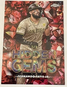 Fernando Tatis Jr. 2025 Topps Hidden Gems Superfractor 1/1 Super Rare SSP - Bild 1 von 11