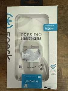 Speck Presidio Perfect-Clear Case w/ Magsafe 141760-5085 iPhone 13 - Photo 1 sur 2