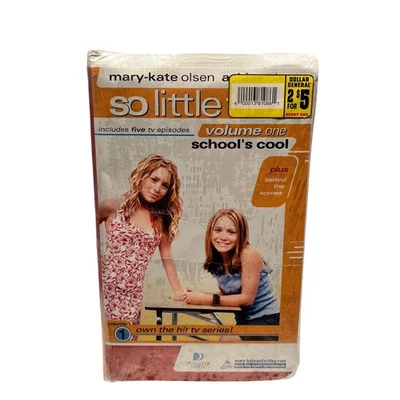 Mary-Kate Ashley Olsen So Little Time Vol. 1 Schools Cool VHS Clamshell New - Image 1 of 4