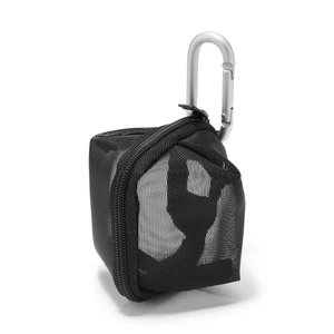 Bolsa compacta de malla de nailon MUJI, negra, aprox. 7 x 6 cm - Imagen 1 de 5