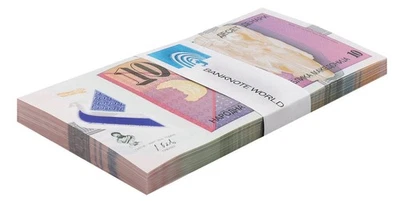 North Macedonia 10 Denari, 2018, P-25, UNC Polymer X 100 PCS Bundle Pack - Image 1 of 2