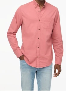 J Crew Shirt Men’s Medium Weathered Rose Textured Corduroy Shirt - Picture 1 of 9