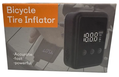 Mini bomba de ar elétrica motocicleta bicicleta inflador portátil LED pneu bola 150 psi - Imagem 1 de 4